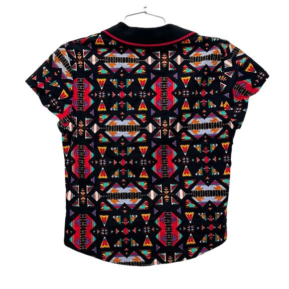 Vintage printed polo shirt - Picture 2 of 6